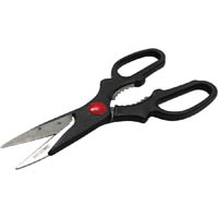 connoisseur kitchen scissors 210mm black/red