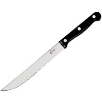connoisseur serrated edge carving knife 200mm black