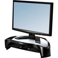 fellowes monitor riser plus smart suites 101.6 x 477.8 x 328.6mm plastic black