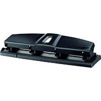 maped e-4001 essentials 4 hole punch 12 sheet black