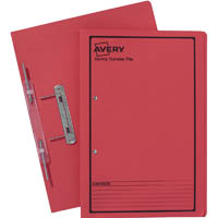 avery 86814 spring transfer file foolscap red