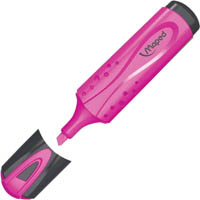 maped fluo peps highlighter chisel pink