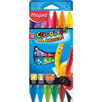 maped color peps oil pastel pack 12
