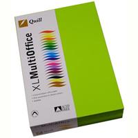 quill xl multioffice coloured a4 copy paper 80gsm fluoro green pack 500 sheets