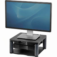 fellowes premium monitor riser plus graphite