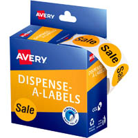 avery 937311 message labels sale 24mm orange pack 500
