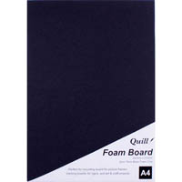 quill foam board 5mm a4 black