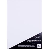 quill foam board 5mm a4 white