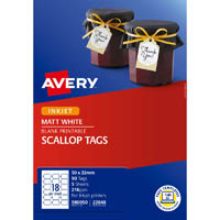 avery 980050 22848 printable scallop pricing tags pack 90