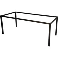 rapidline steel table frame 1500 x 750 x 900mm black