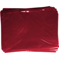 rainbow cellophane 750mm x 1m pink pack 25