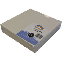 rainbow square card 300gsm 203 x 203mm white pack 100