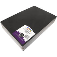 rainbow cover paper 125gsm 255 x 380mm black 500 sheets