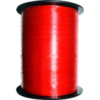 rainbow curling ribbon 5mm x 500m red