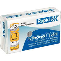rapid high performance strong staples 26/6 box 1000