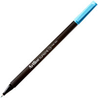 artline supreme fineliner pen 0.4mm light blue