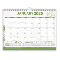 sasco 10707  eco large 380 x 300mm wall calendar