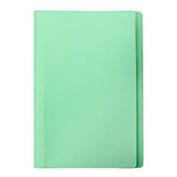 marbig manilla folder foolscap light green box 100