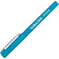 artline 220 fineliner pen 0.2mm sky blue