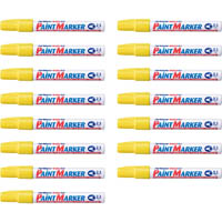 artline 400 paint marker bullet 2.3mm yellow box 15