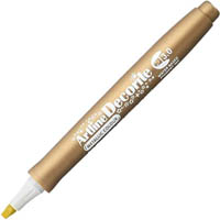 artline decorite metallic marker pen chisel 3.0mm gold