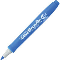artline decorite standard marker pen bullet 1.0mm blue