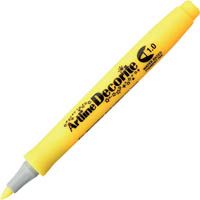 artline decorite standard marker pen bullet 1.0mm yellow