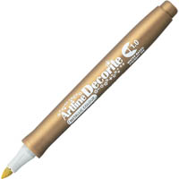 artline decorite metallic marker pen bullet 1.0mm gold