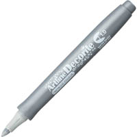 artline decorite metallic marker pen bullet 1.0mm silver