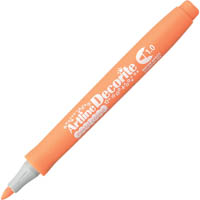 artline decorite pastel marker pen bullet 1.0mm orange