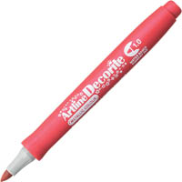 artline decorite metallic marker pen bullet 1.0mm red