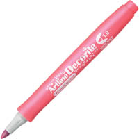 artline decorite metallic marker pen bullet 1.0mm pink