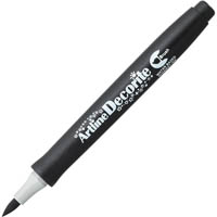 artline decorite standard marker pen brush black