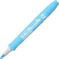 artline decorite pastel marker pen brush blue