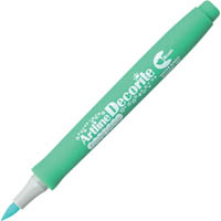 artline decorite pastel marker pen brush green