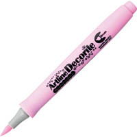 artline decorite pastel marker pen brush pink