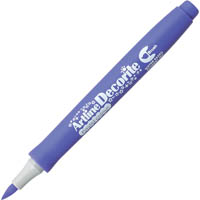artline decorite pastel marker pen brush purple