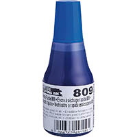 colop 809 premium quick drying stamp pad ink refill 25ml blue