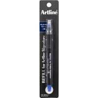 artline signature rollerball pen refill 0.7mm blue