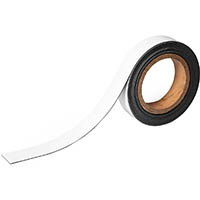 durable magnetic labelling tape 30mm x 5m white