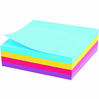 marbig cube notes 320 sheets 75 x 75mm assorted rainbow