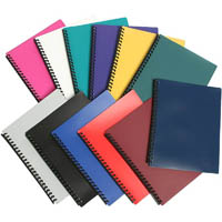 marbig display book refillable 20 pocket a4 assorted