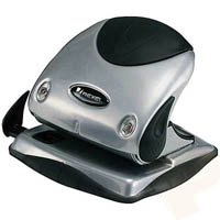 rexel 2 hole punch clam 15 sheet silver / black