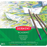 derwent academy watercolour pencils assorted tin 24
