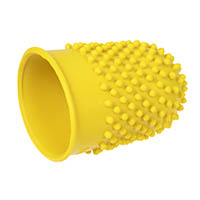 rexel thimblettes finger cones size 3 yellow