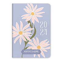 orange circle 24372 monthly pocket planner life in lilac