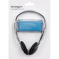kensington light weight headphones black