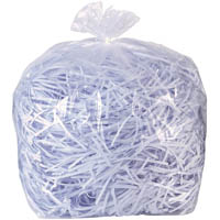 rexel as3000 shredder bags 175 litre clear pack 100