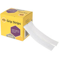 marbig grip strips hook and loop 20mm x 1.8m