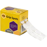 marbig grip spots hook and loop 22mm x 1.8m pack 78